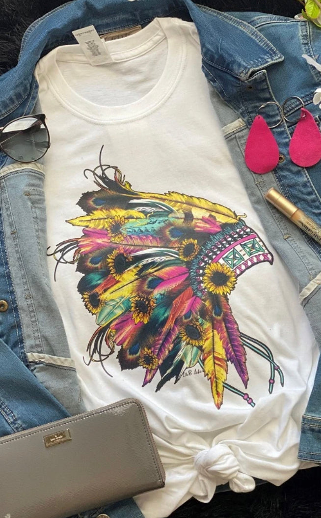 Indian Sunflower - COMPLETED TEE
