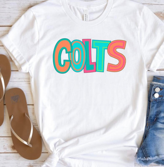 Colts (doodle letters) - DTF